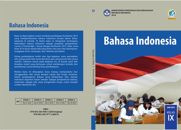 Detail Buku Siswa Bahasa Indonesia Kelas 9 Kurikulum 2013 Revisi 2018 Nomer 9