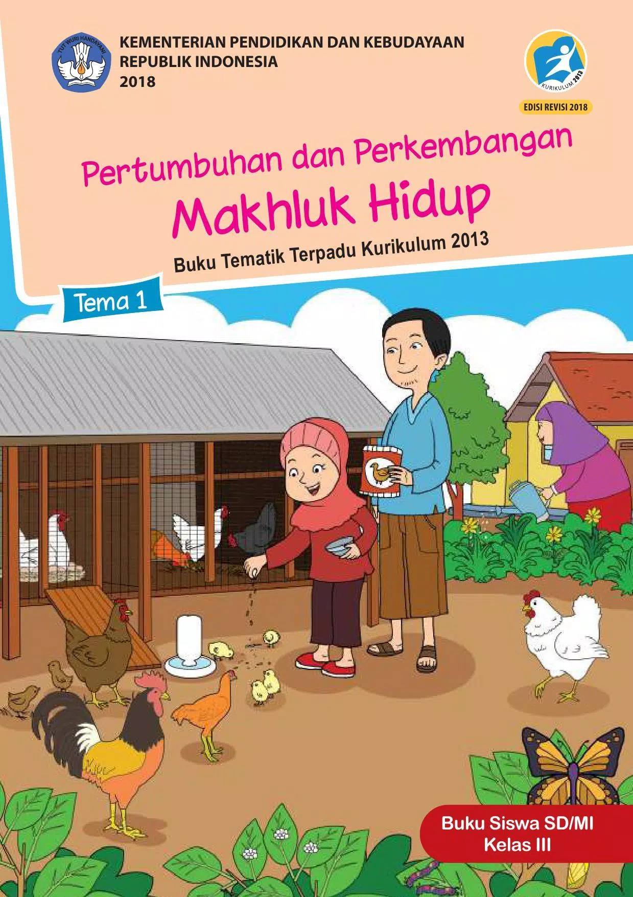 Detail Buku Siswa Kelas 1 Tema 1 Revisi 2018 Nomer 19