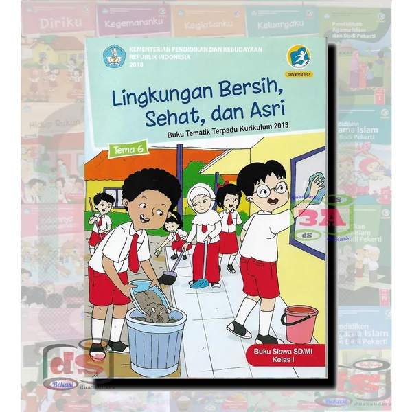 Detail Buku Siswa Kelas 1 Tema 1 Revisi 2018 Nomer 53