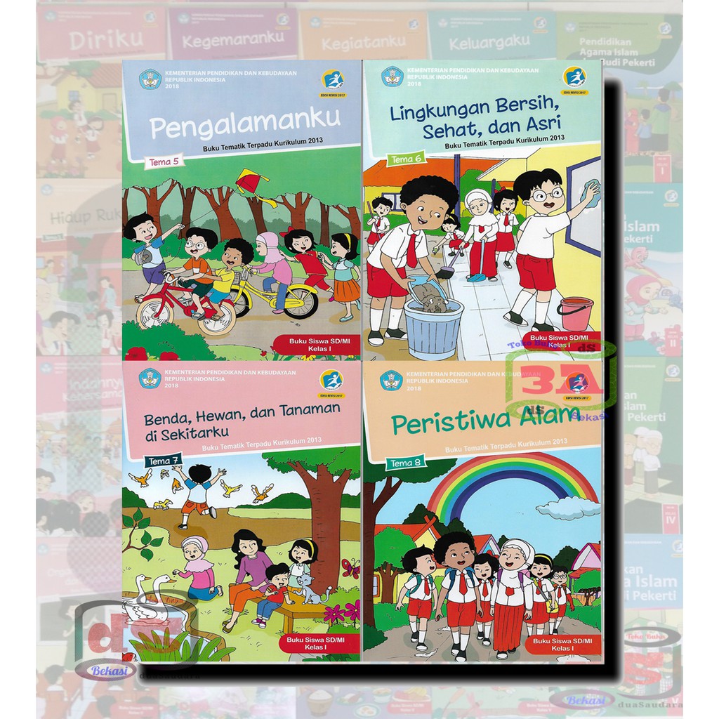 Detail Buku Siswa Kelas 1 Tema 2 Revisi 2018 Nomer 16