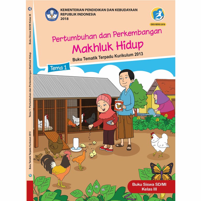 Detail Buku Siswa Kelas 1 Tema 3 Revisi 2018 Nomer 11