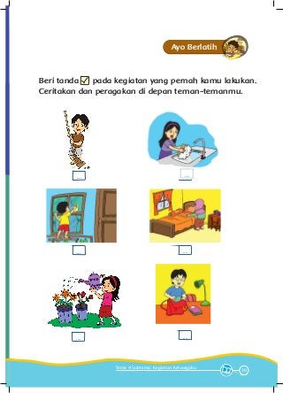 Detail Buku Siswa Kelas 1 Tema 4 Nomer 48