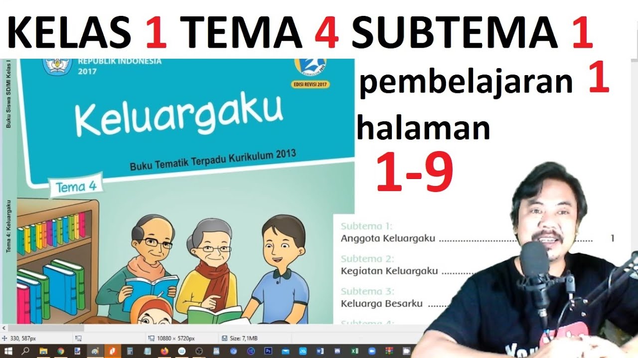 Detail Buku Siswa Kelas 1 Tema 4 Revisi 2017 Nomer 17