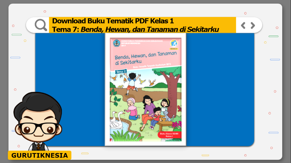 Detail Buku Siswa Kelas 1 Tema 7 Revisi 2017 Nomer 55