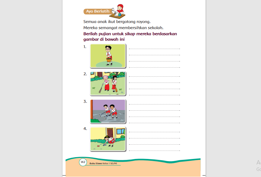 Detail Buku Siswa Kelas 1 Tema 8 Nomer 43