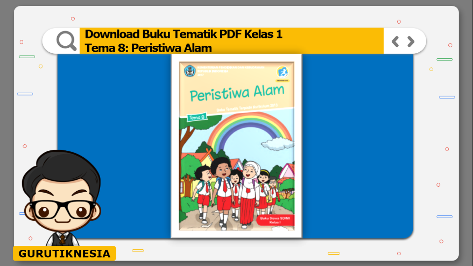 Detail Buku Siswa Kelas 1 Tema 8 Peristiwa Alam Revisi 2016 Nomer 34