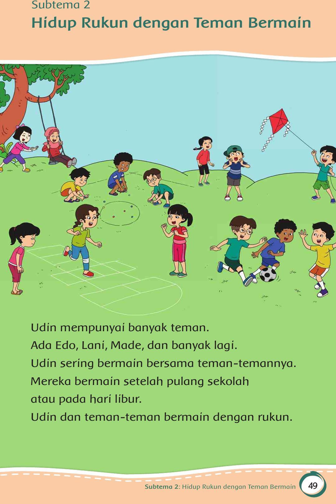 Detail Buku Siswa Kelas 2 Tema 1 Revisi 2017 Nomer 57