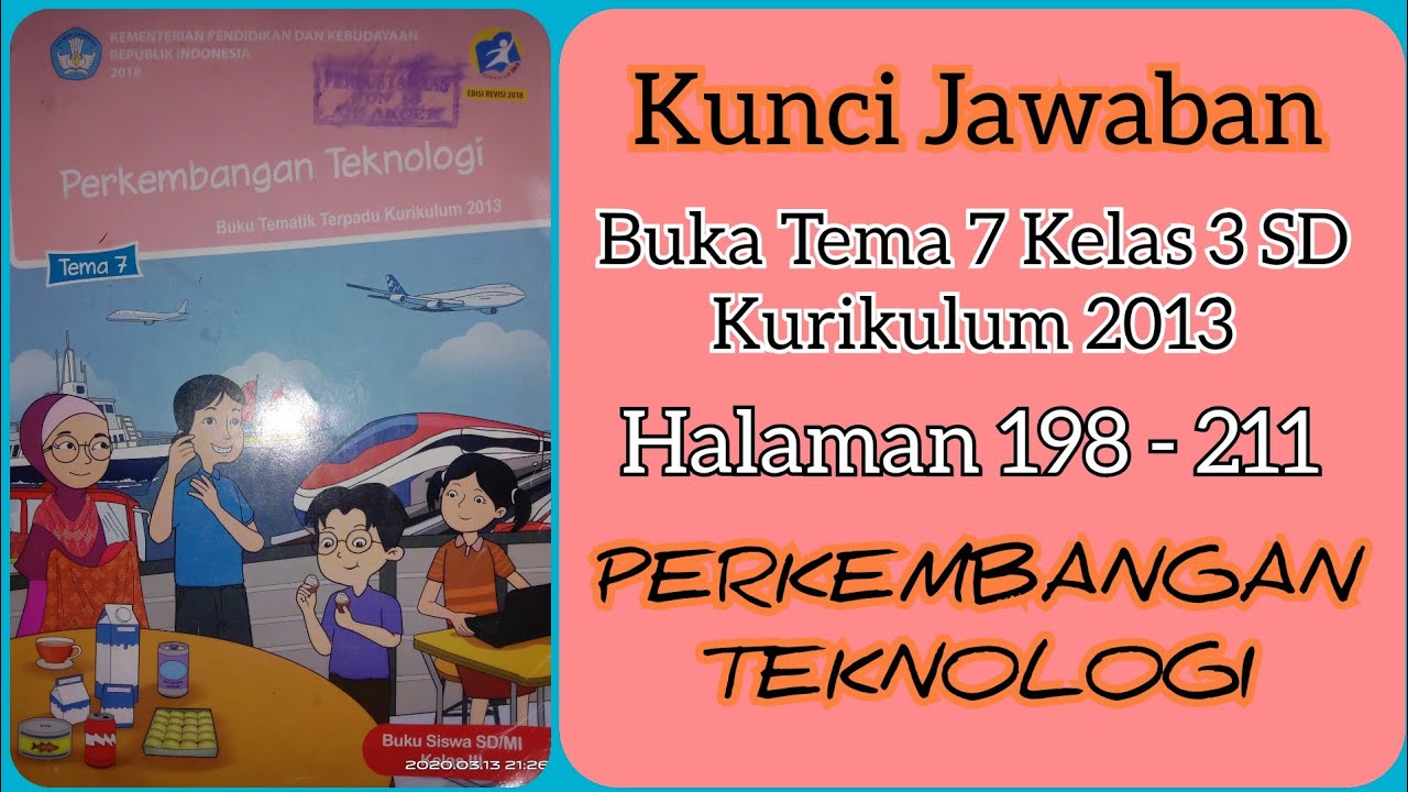 Detail Buku Siswa Kelas 3 Tema 7 Perkembangan Teknologi Nomer 44