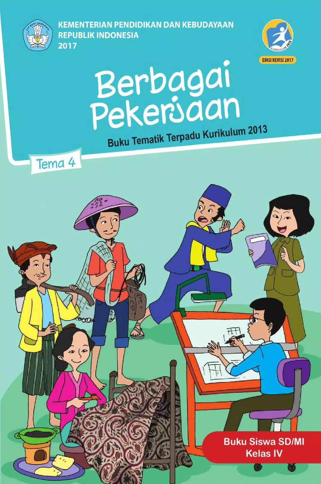 Detail Buku Siswa Kelas 4 Tema 1 Revisi 2017 Nomer 10