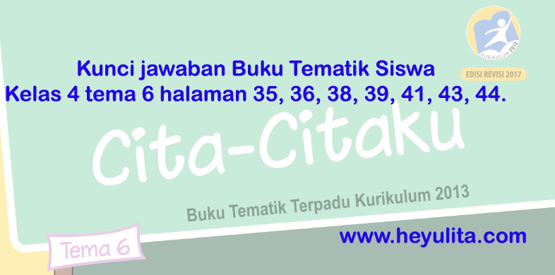 Detail Buku Siswa Kelas 4 Tema 6 Nomer 55