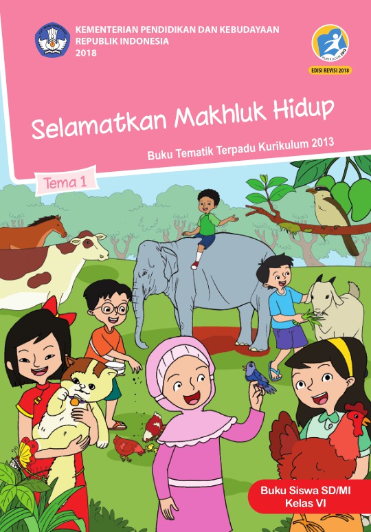 Buku Siswa Kelas 6 Tema 1 Selamatkan Makhluk Hidup - KibrisPDR