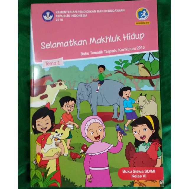 Detail Buku Siswa Kelas 6 Tema 1 Selamatkan Makhluk Hidup Nomer 4