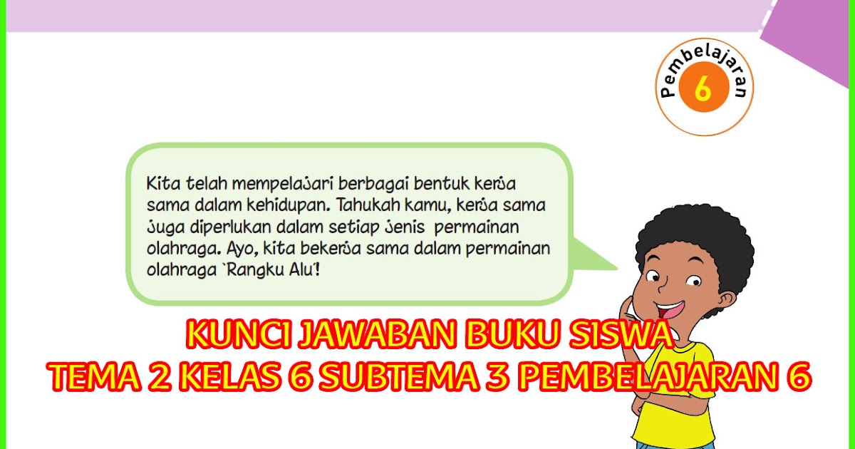 Detail Buku Siswa Tema 2 Kelas 6 Nomer 35