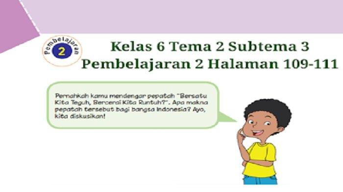 Detail Buku Siswa Tema 2 Kelas 6 Nomer 40