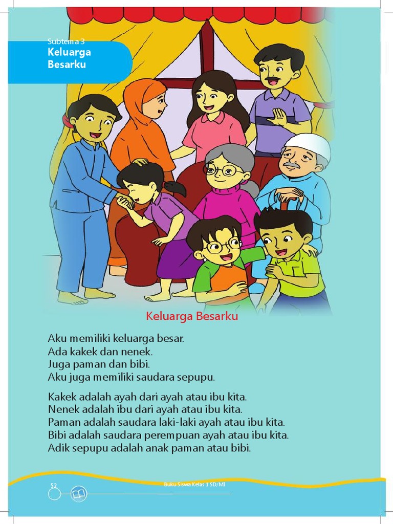 Detail Buku Siswa Tema 4 Kelas 1 Nomer 33