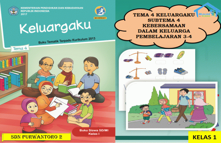 Detail Buku Siswa Tema 4 Kelas 1 Nomer 45