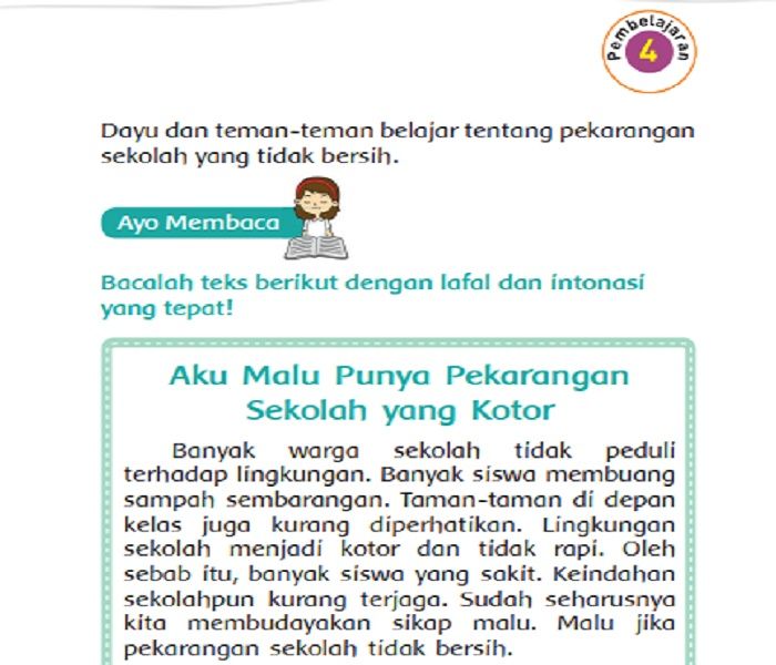 Detail Buku Siswa Tema 4 Kelas 2 Nomer 47