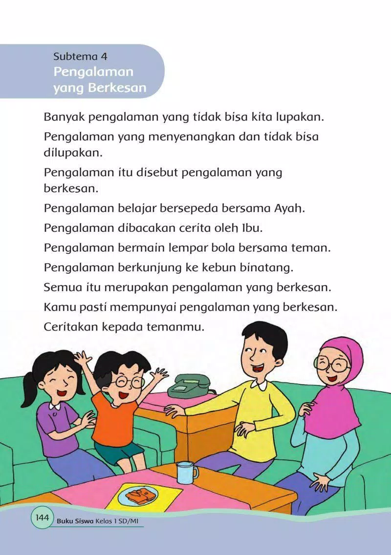 Detail Buku Siswa Tema 5 Kelas 1 Nomer 32