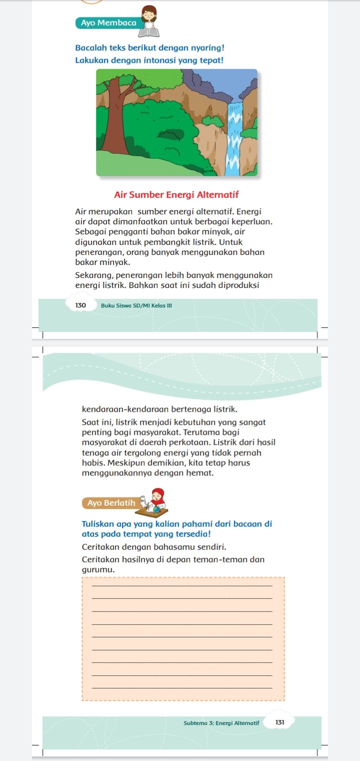 Detail Buku Siswa Tema 6 Kelas 3 Nomer 55