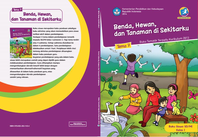 Detail Buku Siswa Tema 7 Kelas 1 Nomer 26