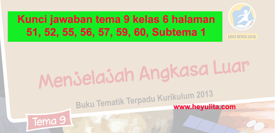 Detail Buku Siswa Tema 9 Kelas 6 Nomer 39