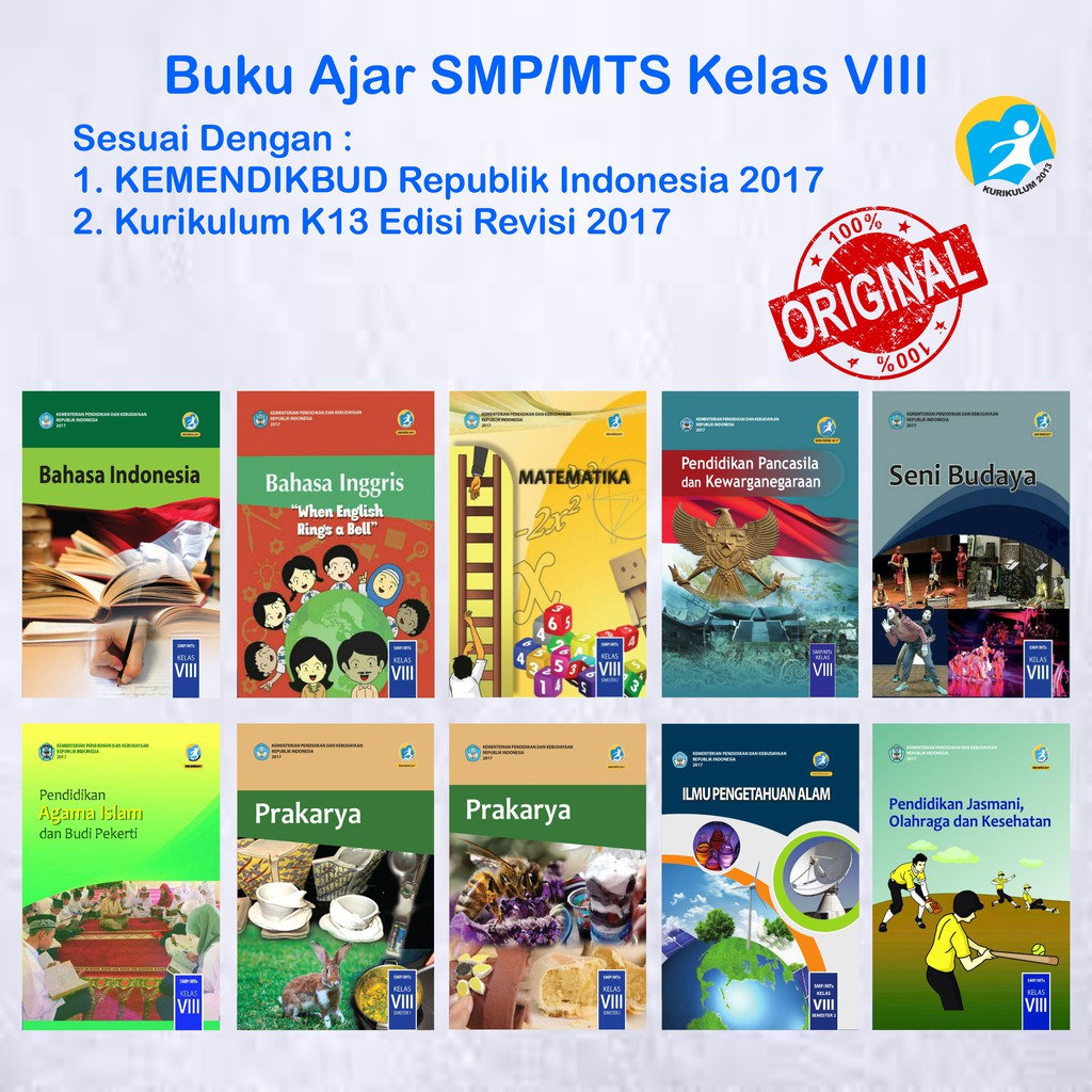 Detail Buku Smp Kelas Viii Kurikulum 2013 Nomer 4