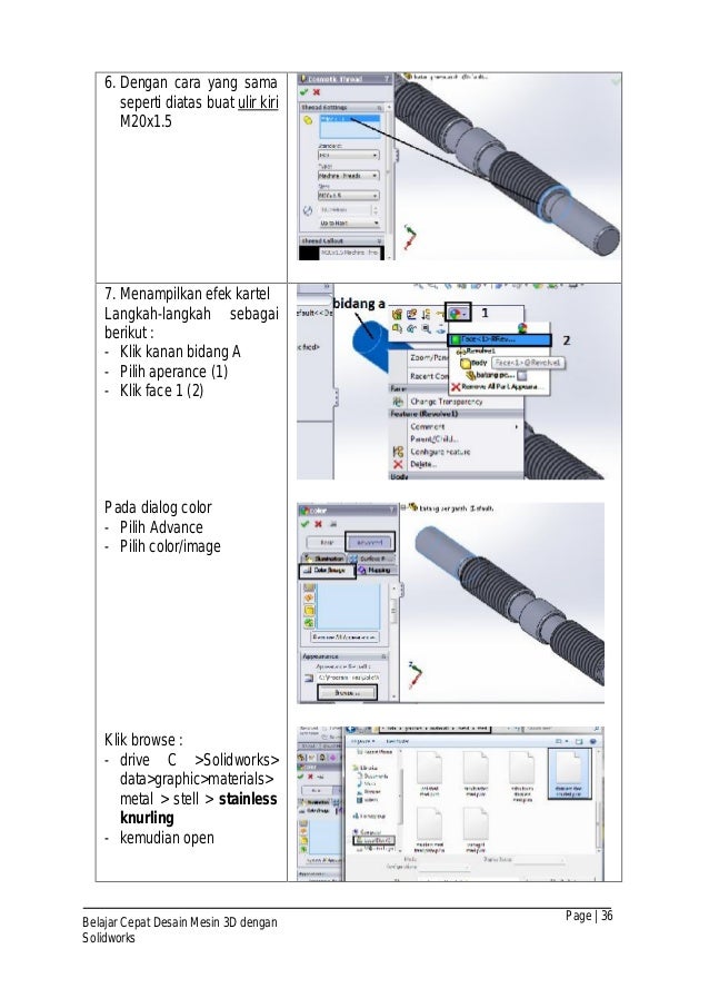 Detail Buku Solid Work Nomer 23