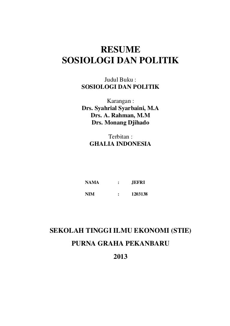 Detail Buku Sosiologi Politik Nomer 32