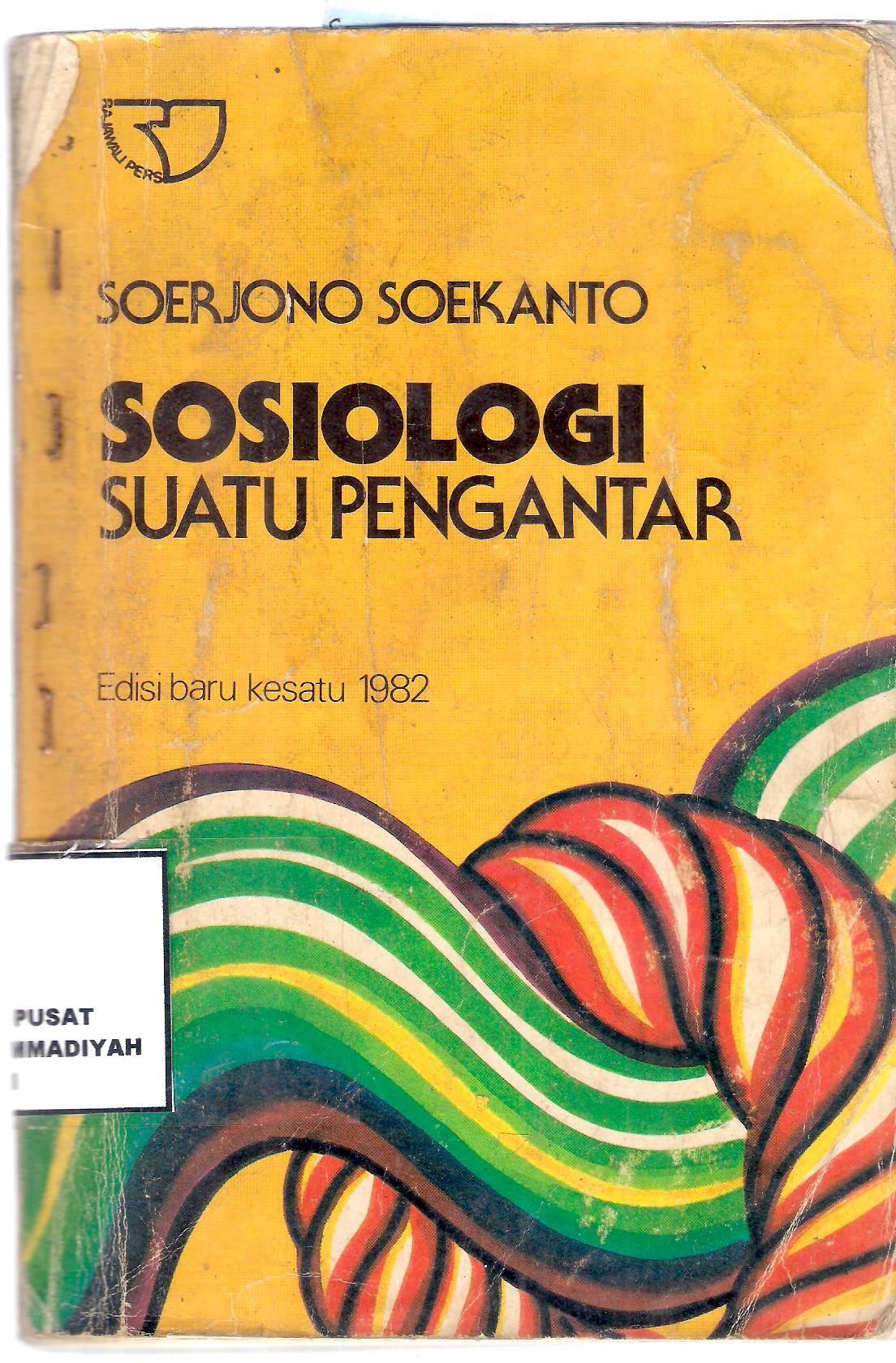 Detail Buku Sosiologi Suatu Pengantar Nomer 25