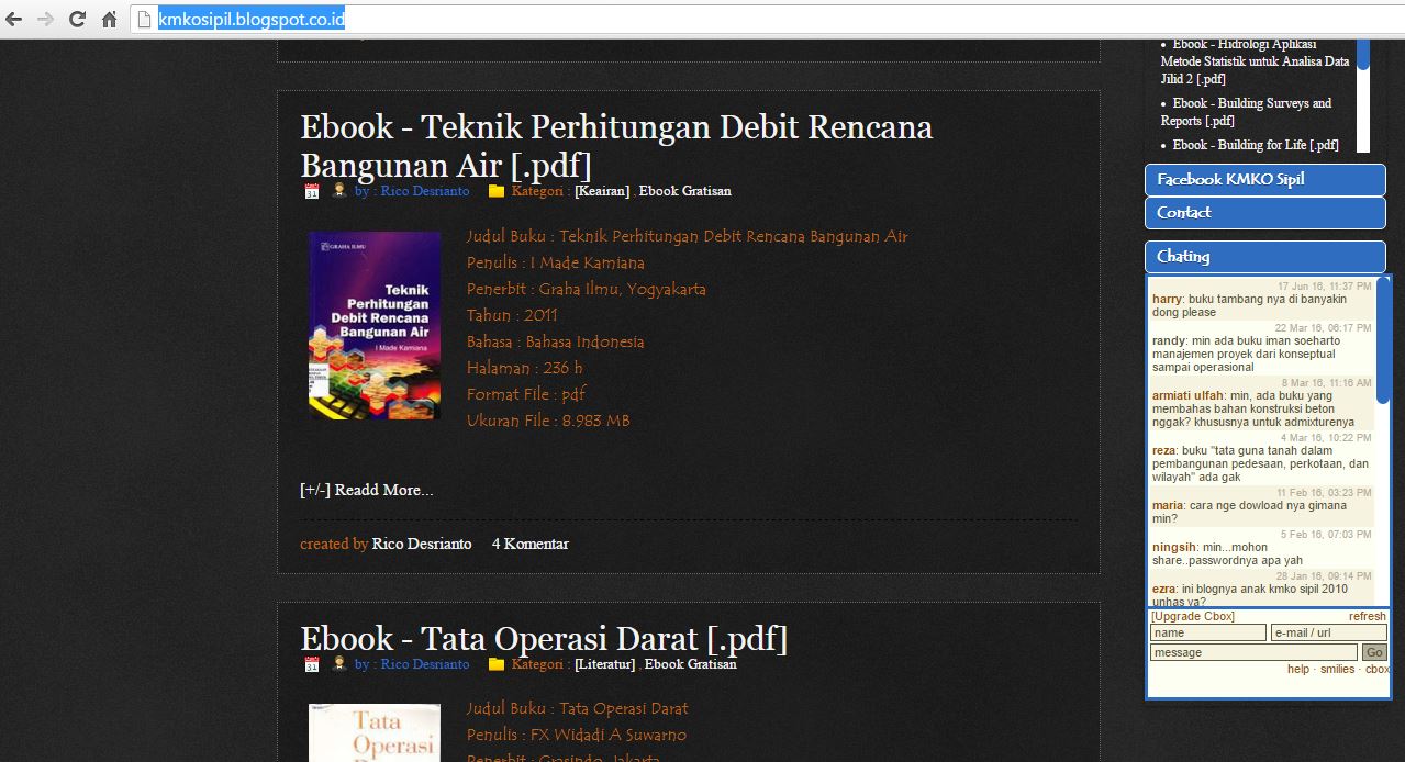 Detail Buku Statistika Teknik Sipil Nomer 34