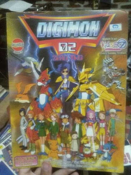 Detail Buku Stiker Digimon Nomer 2