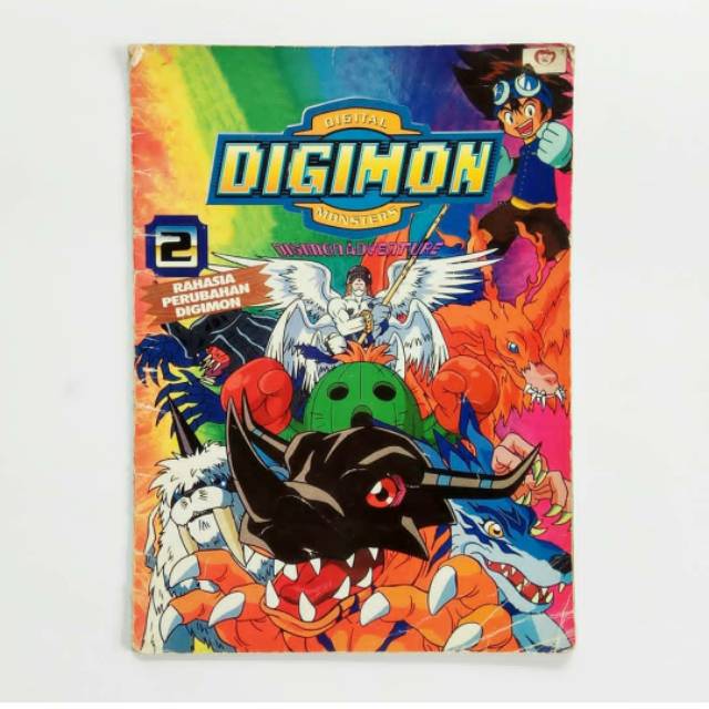 Detail Buku Stiker Digimon Nomer 10