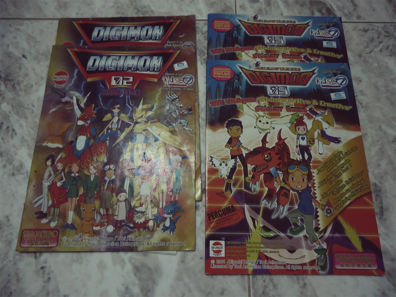 Detail Buku Stiker Digimon Nomer 8