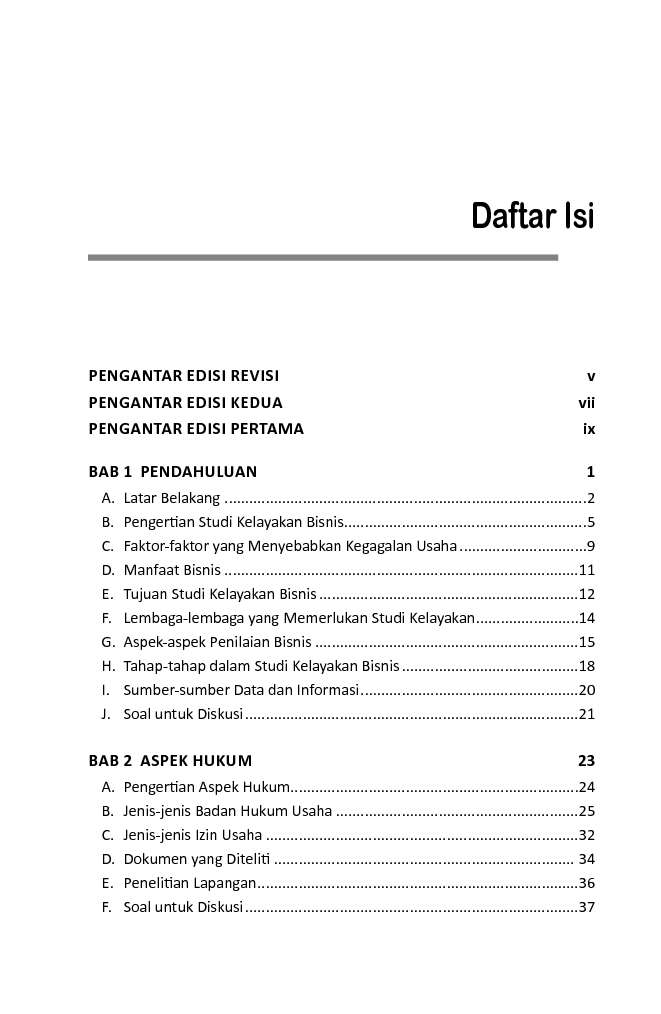 Detail Buku Studi Kelayakan Bisnis Nomer 39