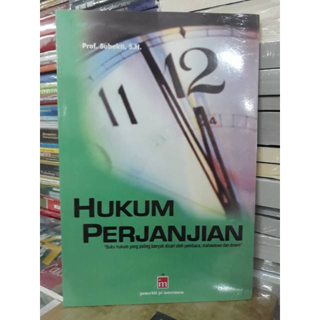 Detail Buku Subekti Hukum Perjanjian Nomer 2