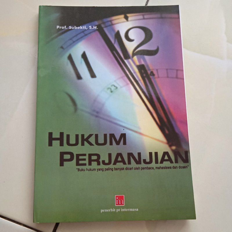 Detail Buku Subekti Hukum Perjanjian Nomer 49