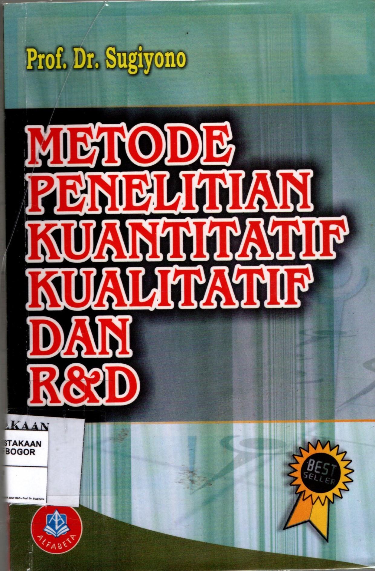 Detail Buku Sugiyono Penelitian Kualitatif Nomer 47