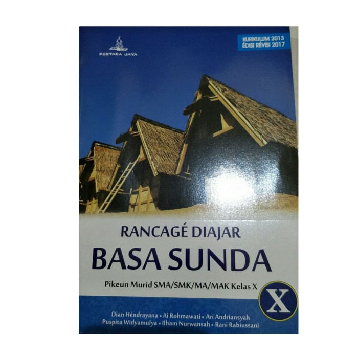 Detail Buku Sunda Kelas 10 Kurikulum 2013 Nomer 12