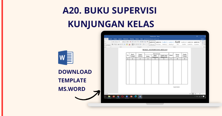 Detail Buku Supervisi Kelas Nomer 51