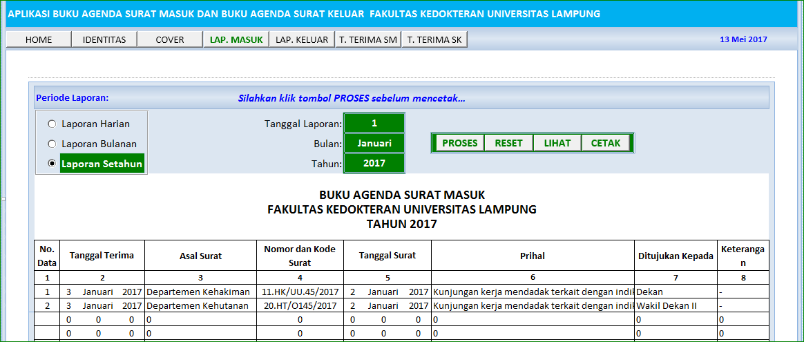 Detail Buku Surat Masuk Nomer 36