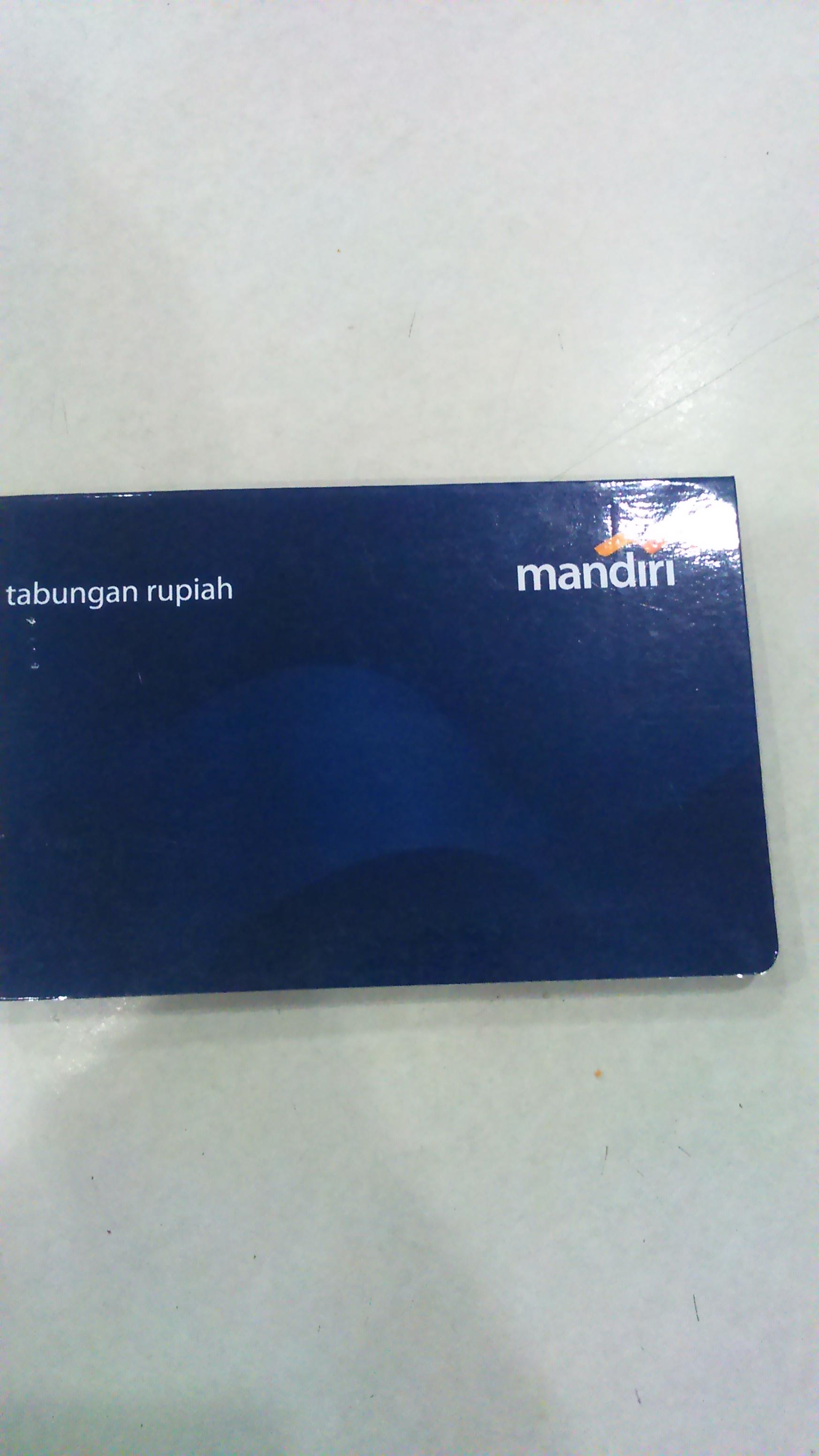 Detail Buku Tabungan Bank Mandiri Nomer 3