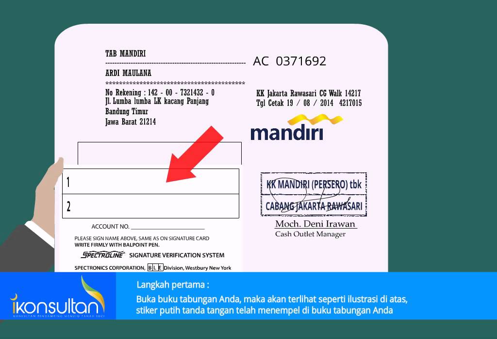 Detail Buku Tabungan Bank Mandiri Nomer 6