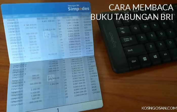 Detail Buku Tabungan Bri Britama Nomer 36