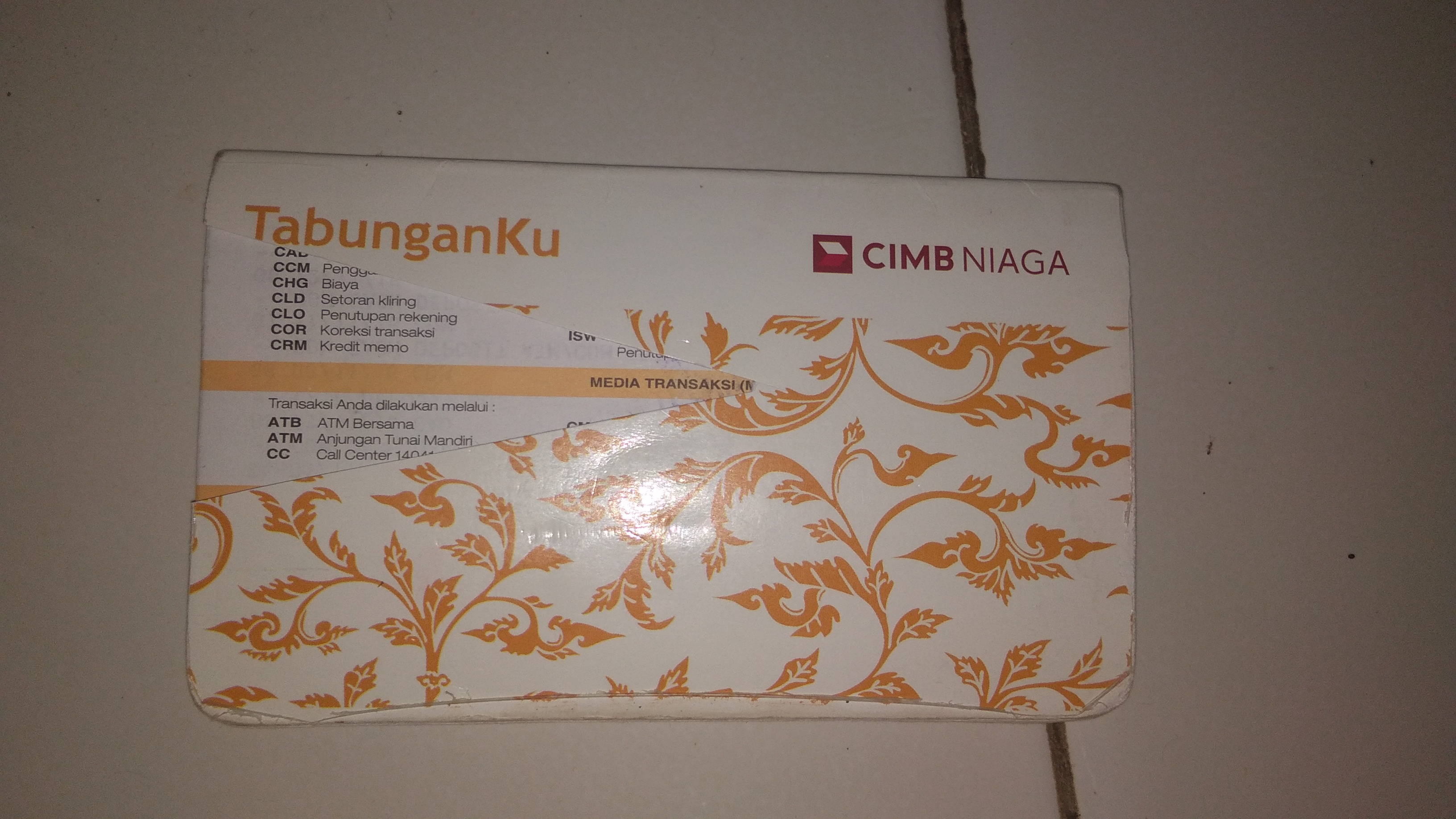 Detail Buku Tabungan Cimb Niaga Nomer 32