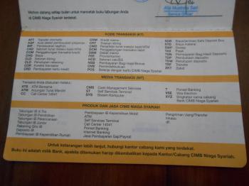 Detail Buku Tabungan Cimb Niaga Nomer 10