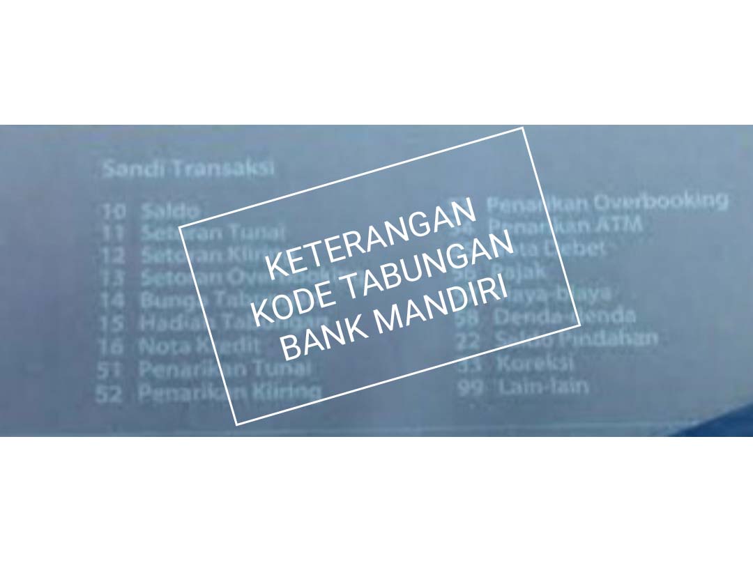 Detail Buku Tabungan Mandiri Syariah Nomer 34