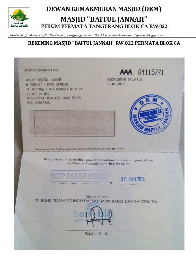 Detail Buku Tabungan Permata Nomer 17