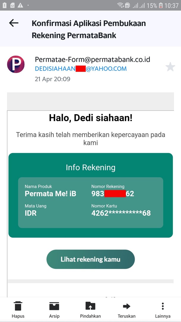 Detail Buku Tabungan Permata Nomer 23