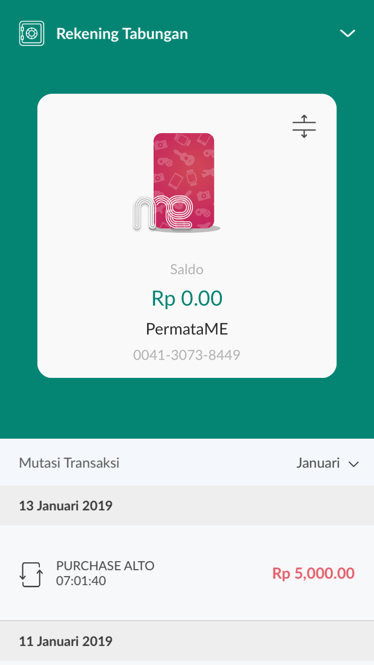 Detail Buku Tabungan Permata Nomer 27