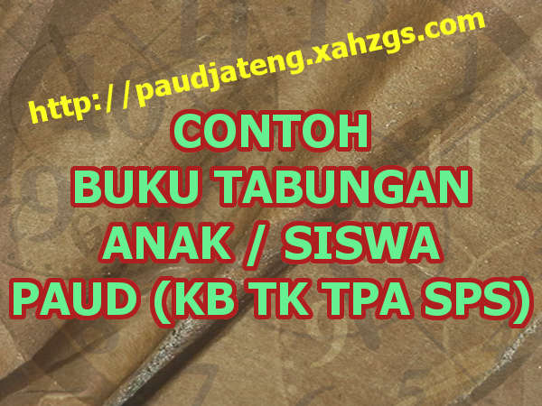 Detail Buku Tabungan Sd Nomer 28